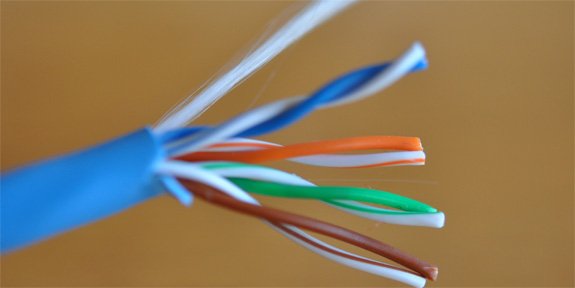 How to build a simple Electric Motor, ethernet cable